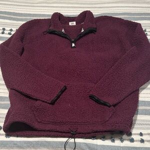 🖤PINK by Victoria’s Secret Sherpa 1/4 Zip Pullover🖤